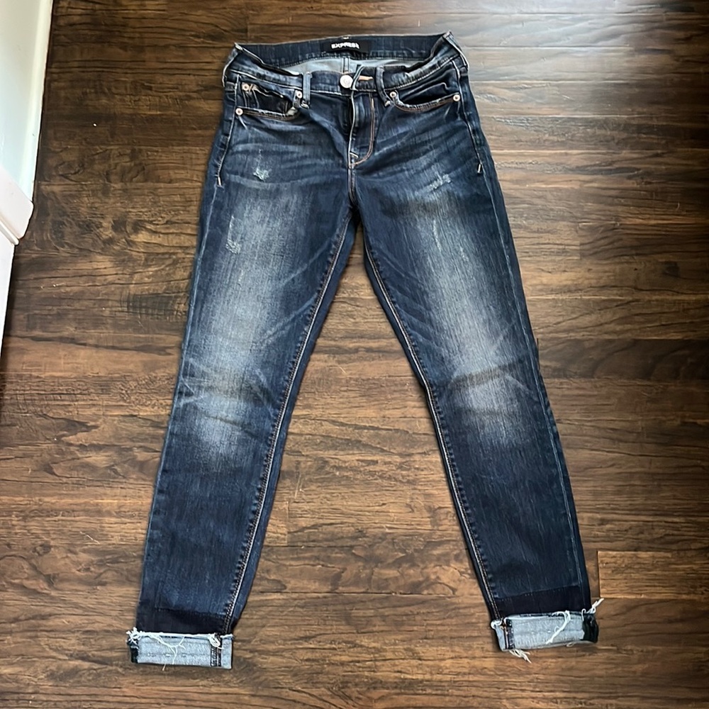 Express cropped ankle jeans